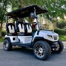 2025 Evolution D5 Maverick 4 Plus Pearl White | Cart with CarPlay - Golf Carts Nation | Street-Legal LSV & Custom Carts - Image 3