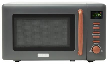 Haden Dorchester 800W Standard Microwave 201324 - Matt Grey