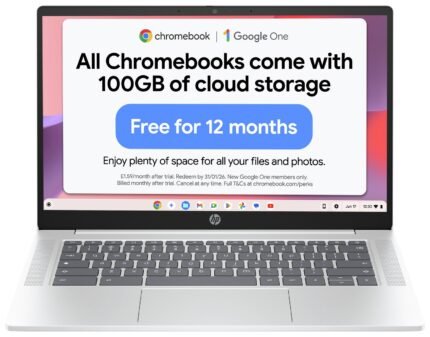 HP 14a-nf0002na 14in Intel N100 4GB 128GB Chromebook