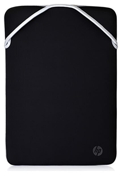 HP 15.6 Inch Reversible Laptop Sleeve - Black & Silver
