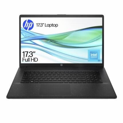 HP 17-cn3008na 17.3in N100 4GB 128GB Laptop - Black