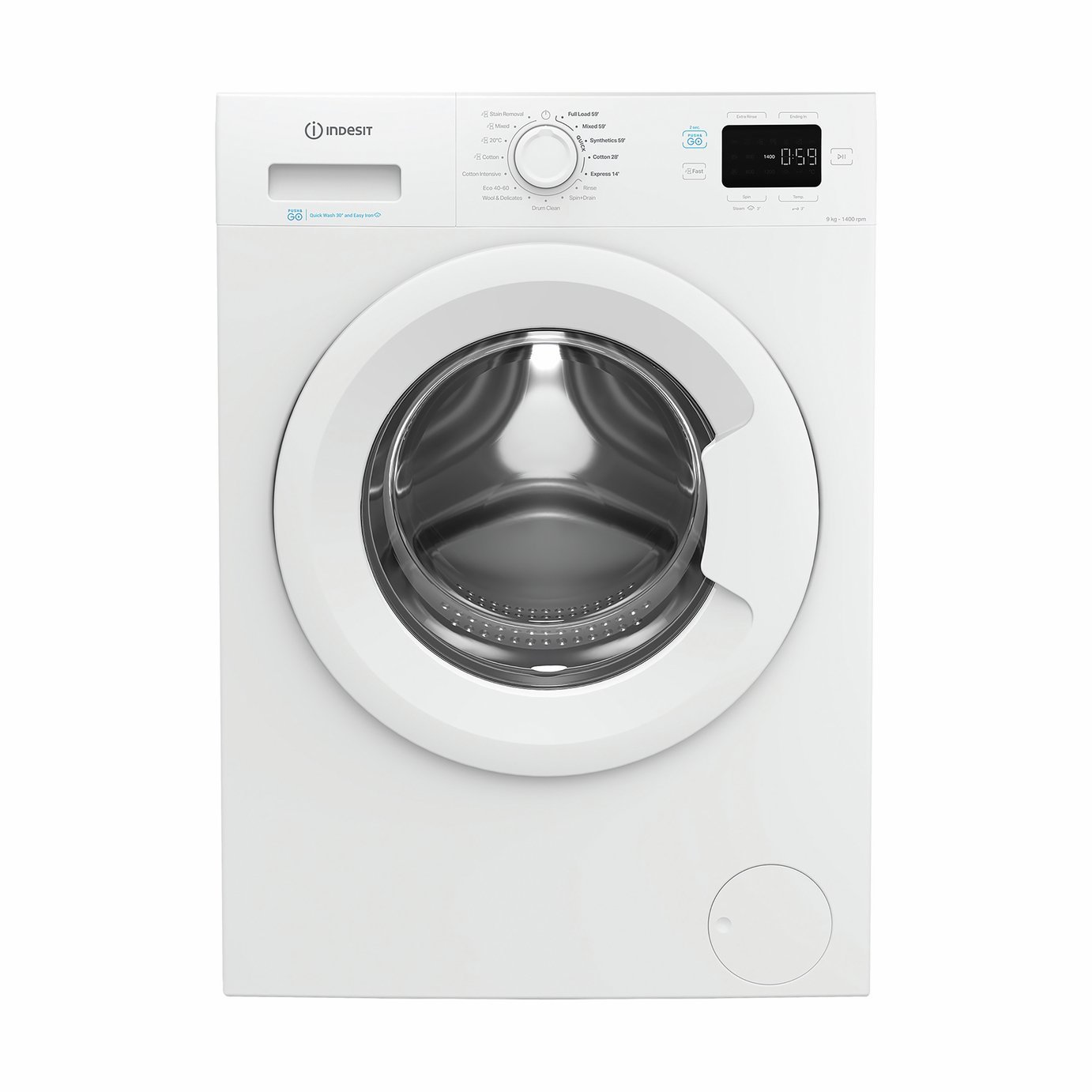 Indesit IP946PUSH&GOUK 9KG 1400 Spin Washing Machine - White