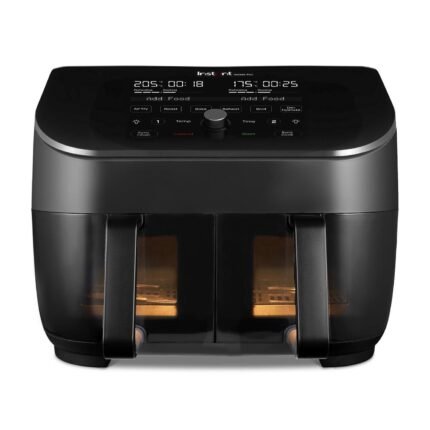 Instant Vortex ClearCook 7.6L Dual Air Fryer - Black