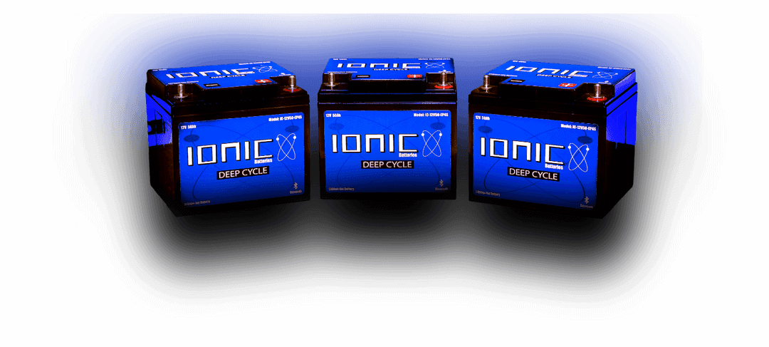Ionic Lithium 12V 100Ah | LiFePO4 Deep Cycle Battery + Bluetooth
