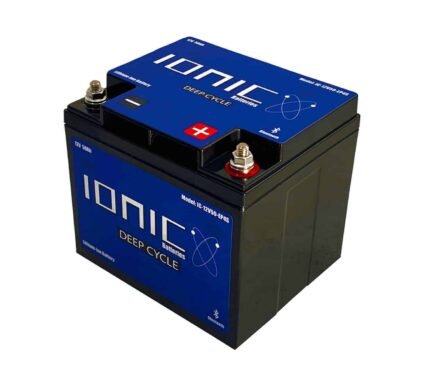Ionic Lithium 12V 50Ah | LiFePO4 Deep Cycle Battery + Bluetooth