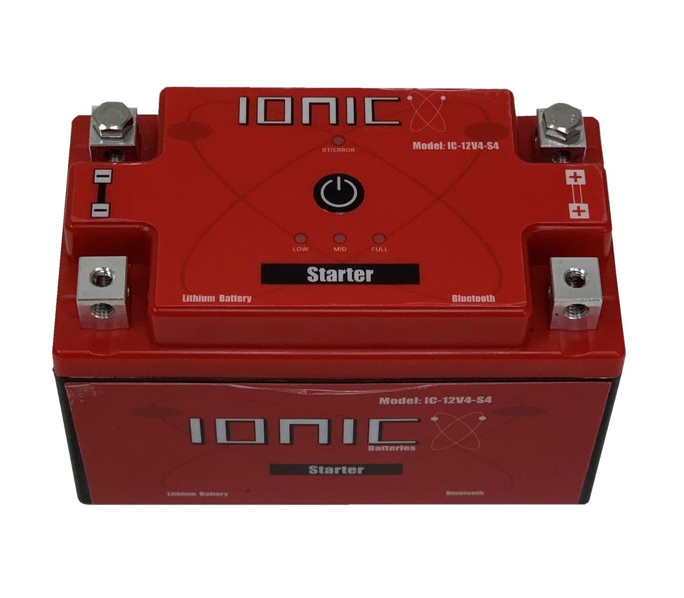 Ionic Lithium 12V S4 | 500 CA | LiFePO4 Starter Battery + Bluetooth