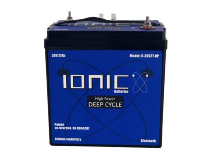 Ionic Lithium 36V 27Ah | GC2 Golf Cart LiFePO4 Deep Cycle Battery + Bluetooth