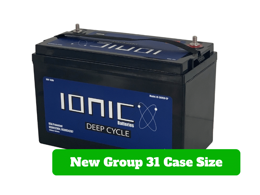 Ionic Lithium 36V 50Ah | LiFePO4 Deep Cycle Battery + Bluetooth