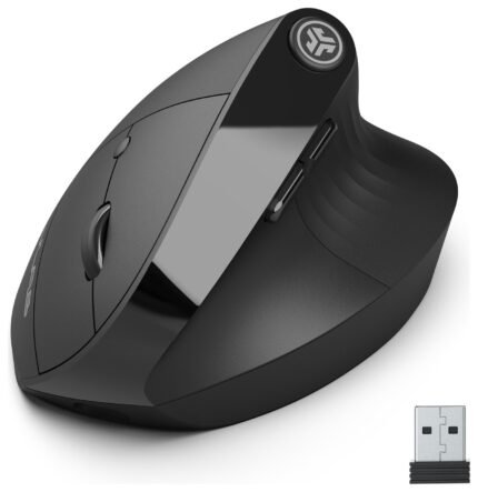 JLab JBud Wireless Bluetooth Ergonomic Mouse - Black
