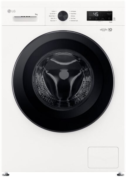 LG F4X1009NWK 9KG 1400 Spin Washing Machine - White