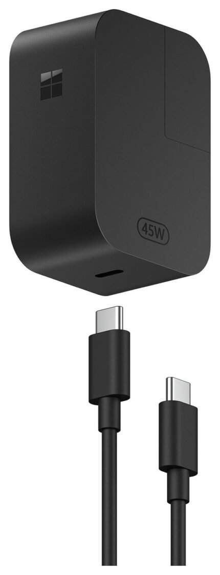 Microsoft Surface 45W USB-C Wall Charger and USB-C Cable