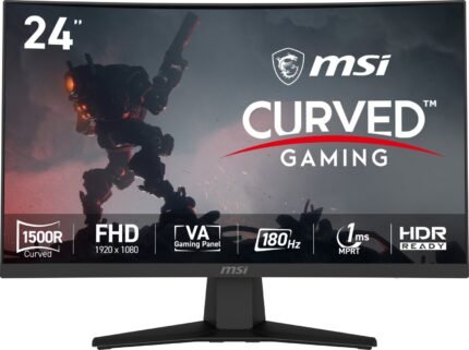 MSI MAG 244C 24 Inch 180Hz FHD Curved Gaming Monitor