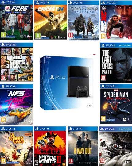 PlayStation 4 Fat 1TB With 1 Controller Unlimited Games Options ( pre owned )