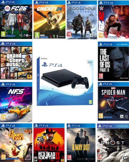 PlayStation 4 Slim 1TB With 1 Controller Unlimited Games Options