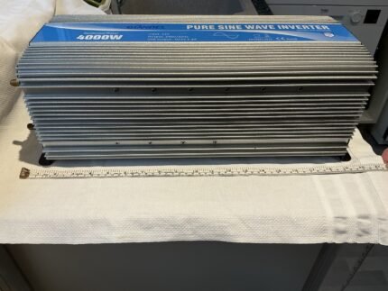 Power Inverter Pure Sine Wave 4000W DC 12V to AC 240V 40A Output Box Large Shell