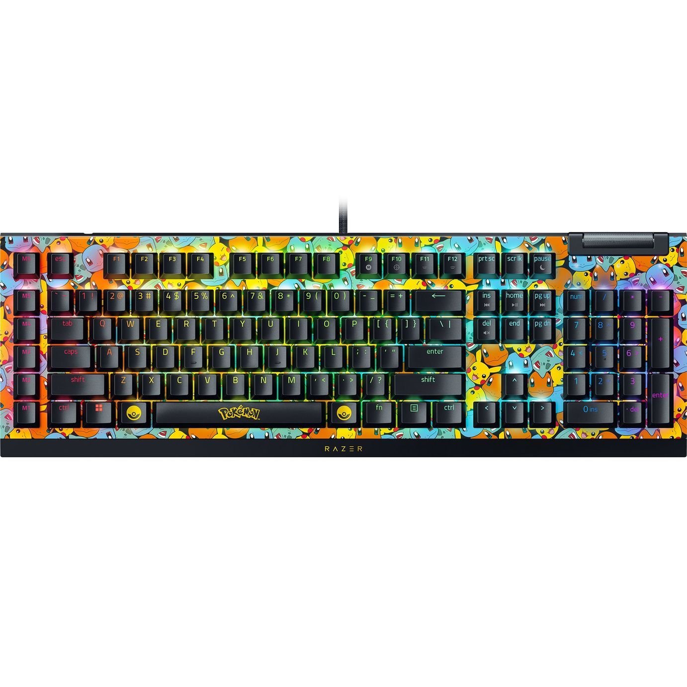 Razer BlackWidow V4 X Pokémon Kanto Wired Gaming Keyboard