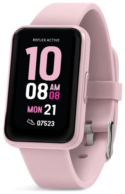 Reflex Active Pink Strap Calling Smart Watch