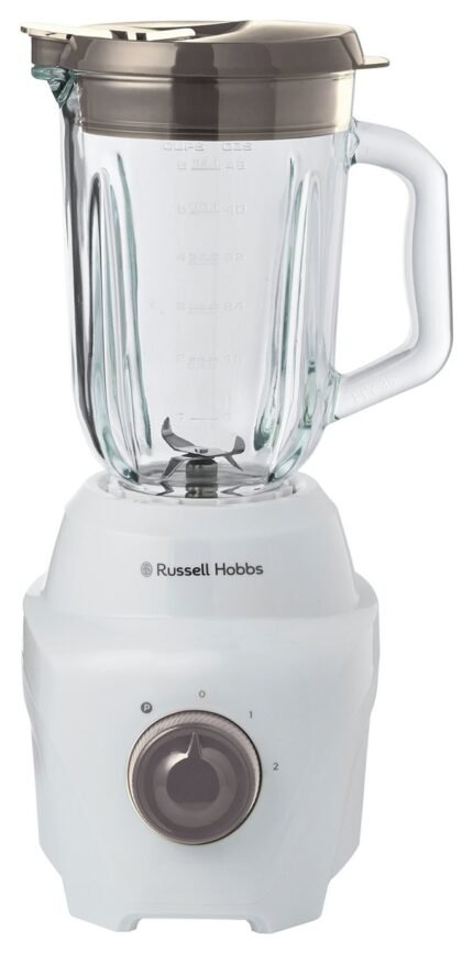 Russell Hobbs Go Create White 1.5L Glass Jug Blender 27580