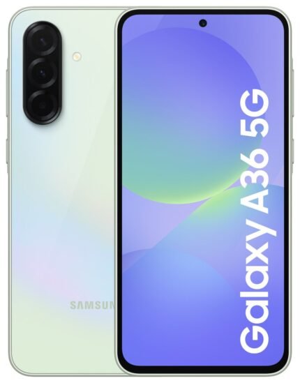 SIM Free Samsung Galaxy A36 5G 256GB AI Mobile Phone - Lime