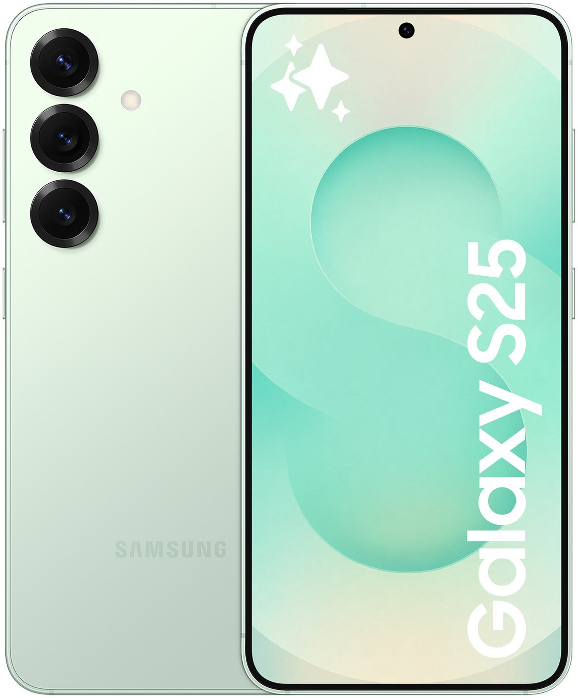 SIM Free Samsung Galaxy S25 5G 128GB AI Mobile Phone - Mint