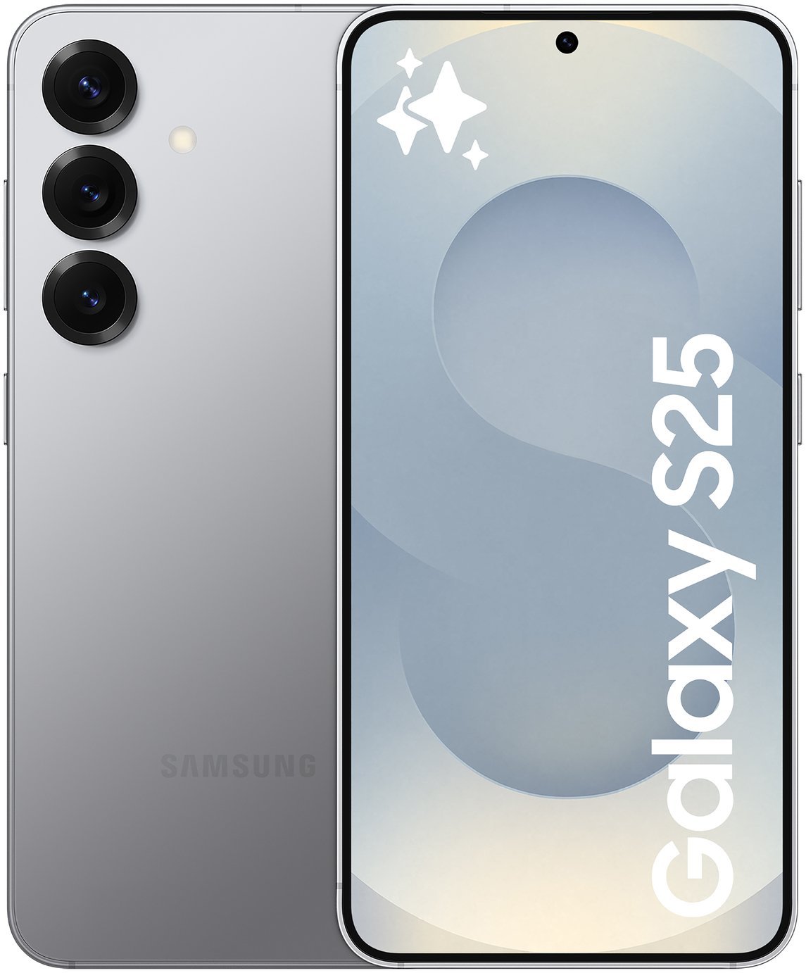 SIM Free Samsung Galaxy S25 5G 128GB AI Mobile Phone Silver