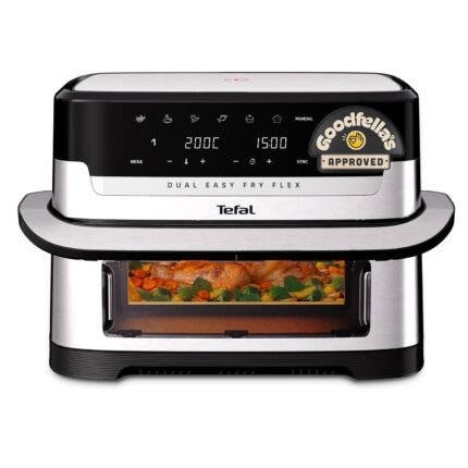 Tefal Easy Fry EY922DG1 9L FlexDrawer Dual Air Fryer– Silver