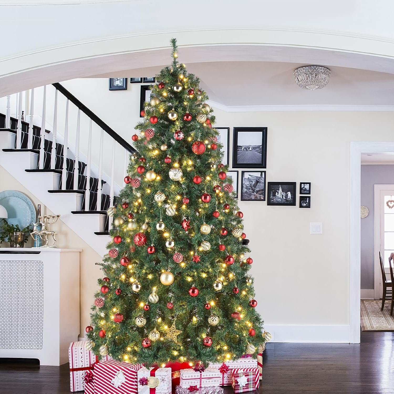 10 ft Crystal-Decorated Christmas Tree – Crystal-Decorated Luxury Artificial Christmas Tree