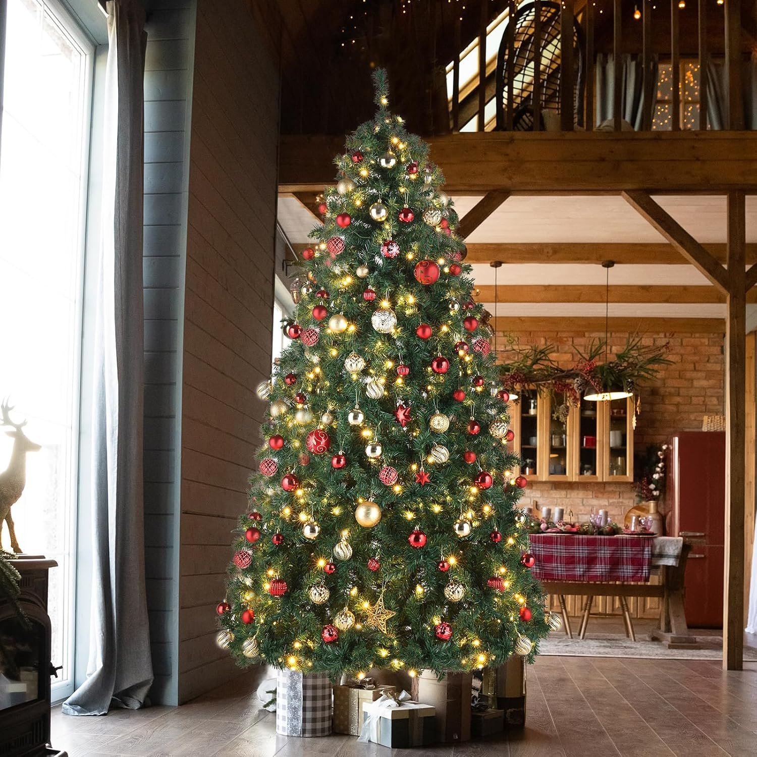 10 ft Crystal-Decorated Christmas Tree – Crystal-Decorated Luxury Artificial Christmas Tree - Image 2
