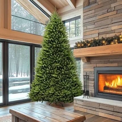 12 ft Premium Artificial Christmas Tree – Premium Artificial Holiday Tree for Large Rooms